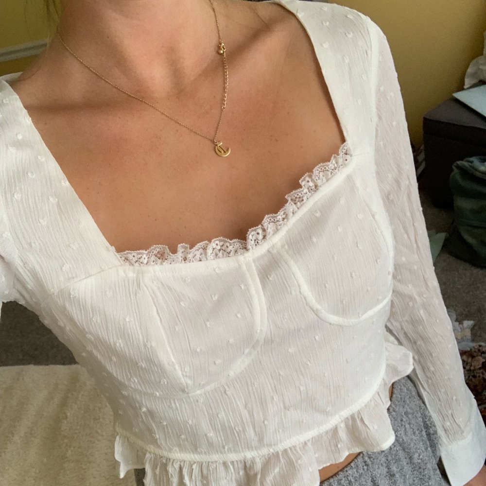 Square neck crop